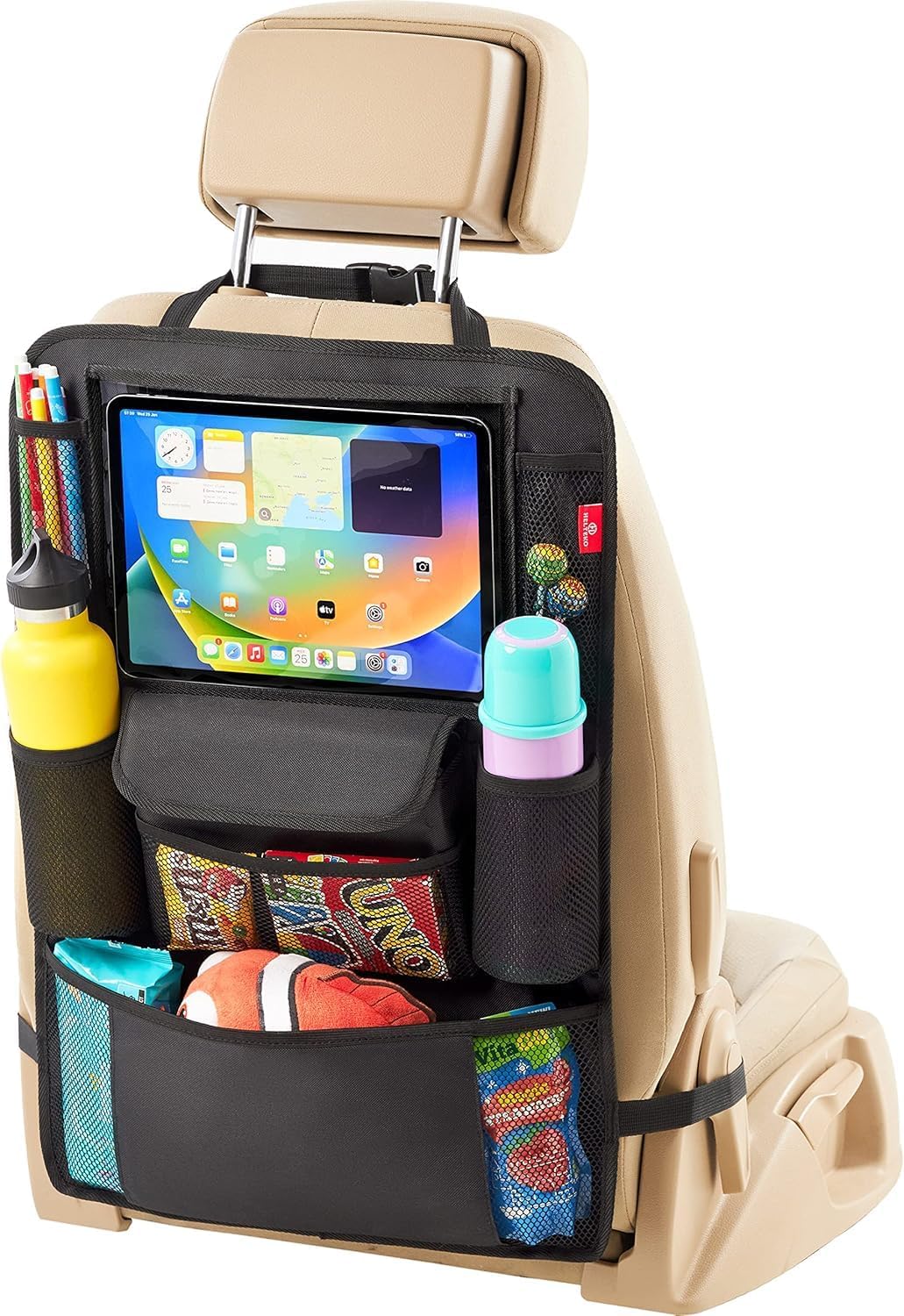 Tablet Car Accessories - Ultra Car Seat Organizer, 12