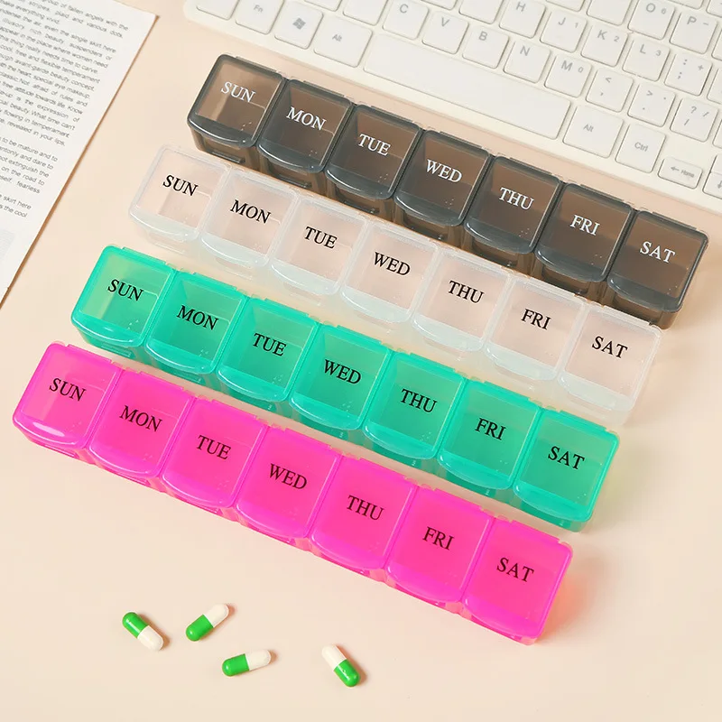 Tablet Accessories Case - 1pc New Weekly Portable Travel Pill