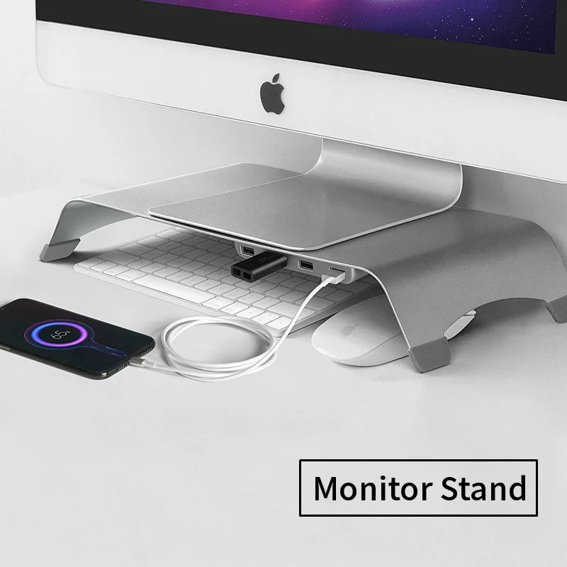 Tablet Lap Desk - Universal Monitor Stand Holder Metal Laptop