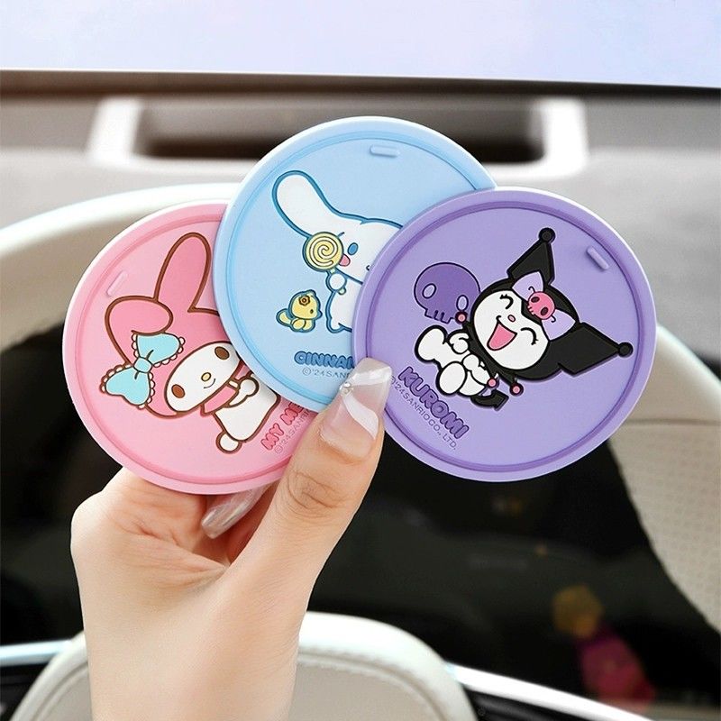 Tablet Car Accessories - Anime Sanrio Kuromi Car Cup Holder