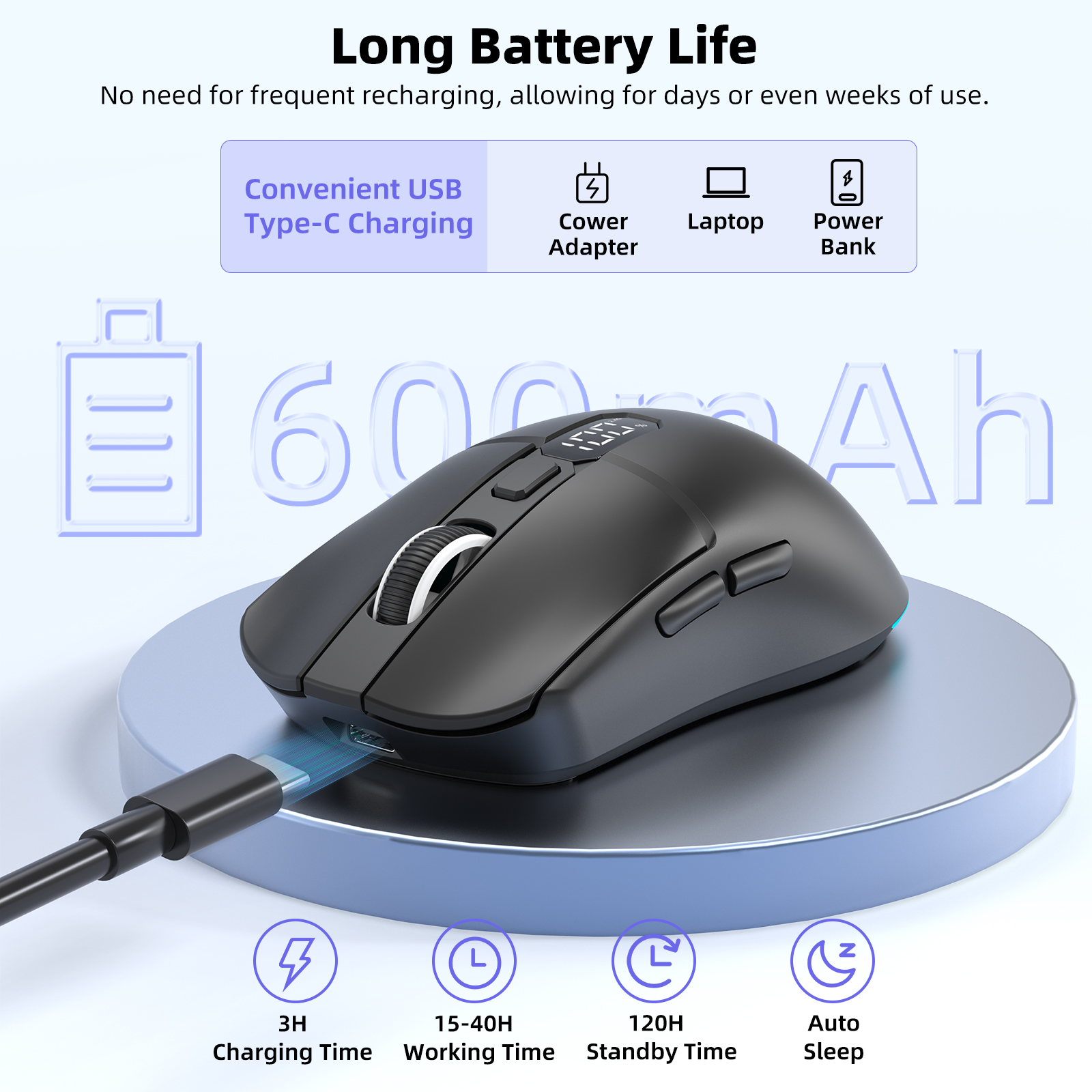 2.4G Wireless Gaming Mouse Sma - Tablet Accessories Choice Store recensione e prezzo