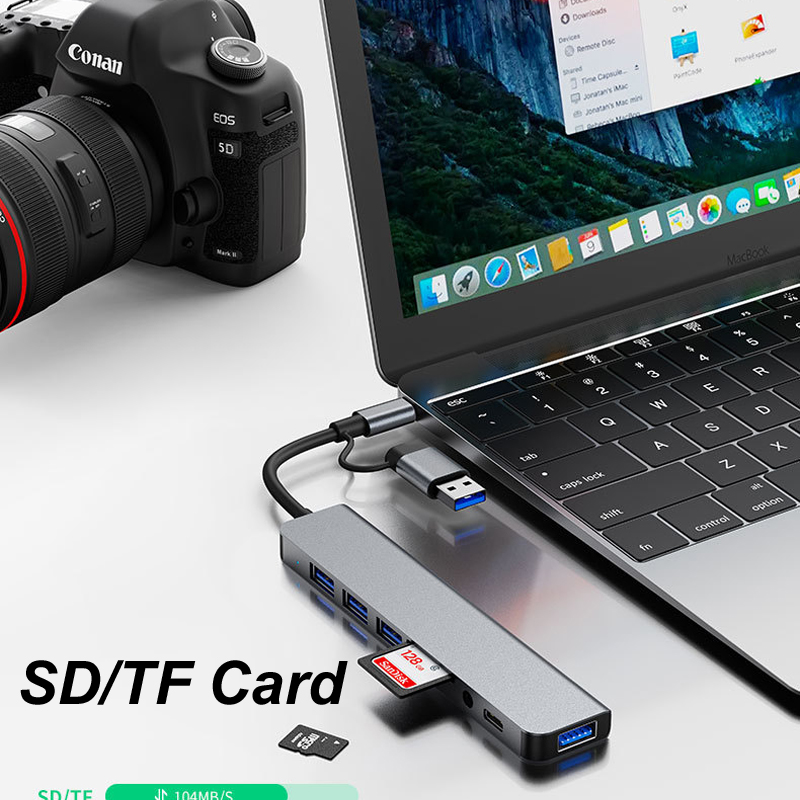 8-IN-1 USB TYPE-C 3.0 HUB 3.5M - Usb Hub Type C recensione e prezzo