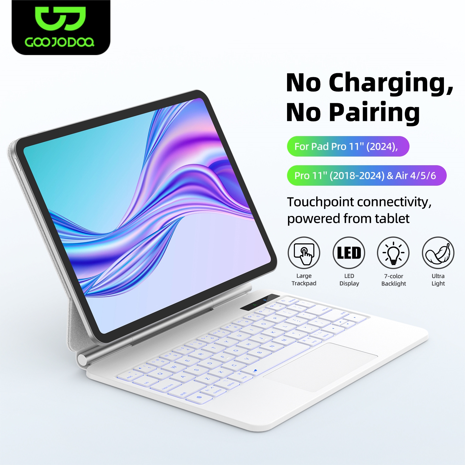 Smart Pogo Pin Keyboard case f - Tablet Accessories Choice Store recensione e prezzo
