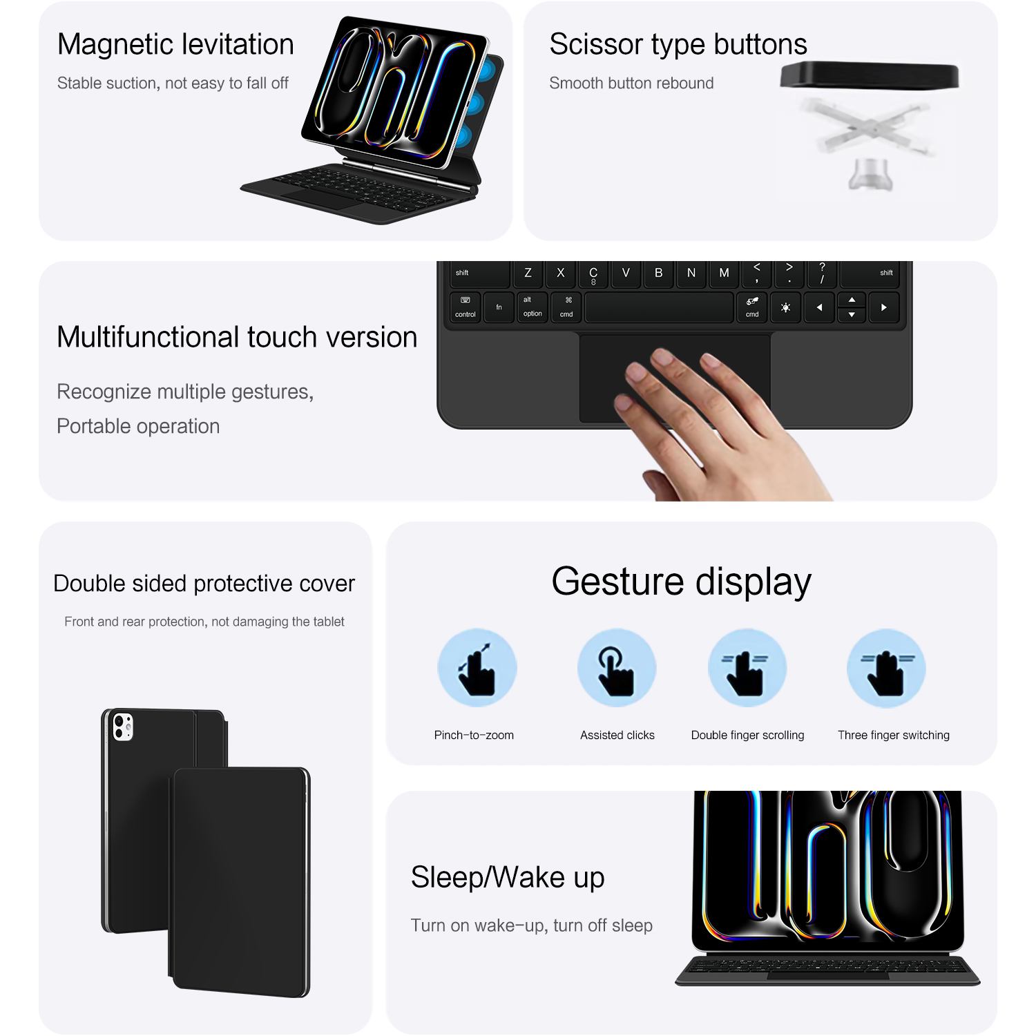 AJIUYU Magic Keyboard Folio Fo - Ipad Cover Folio recensione e prezzo