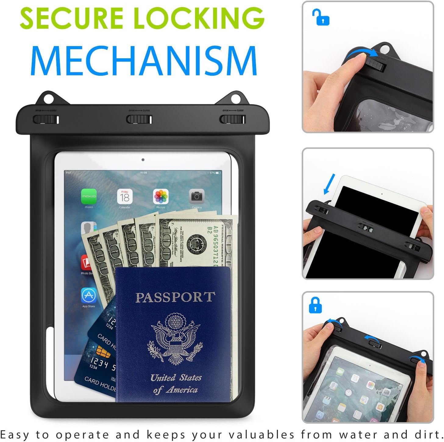 MoKo Waterproof Tablet Case Ta - Tablet Accessories Case recensione e prezzo