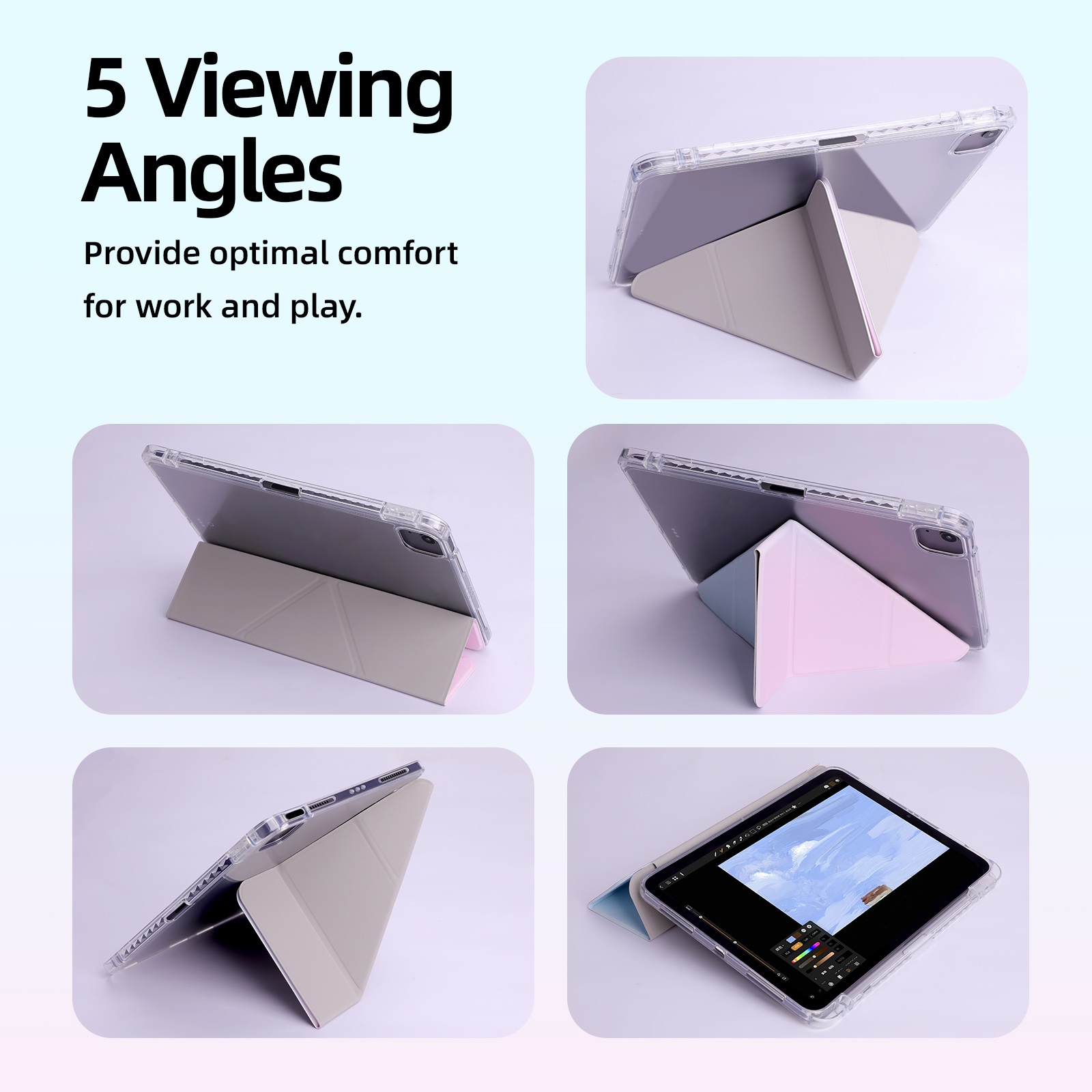 Y-shaped folding TPU iPad case - Tablet Accessories Choice Store recensione e prezzo