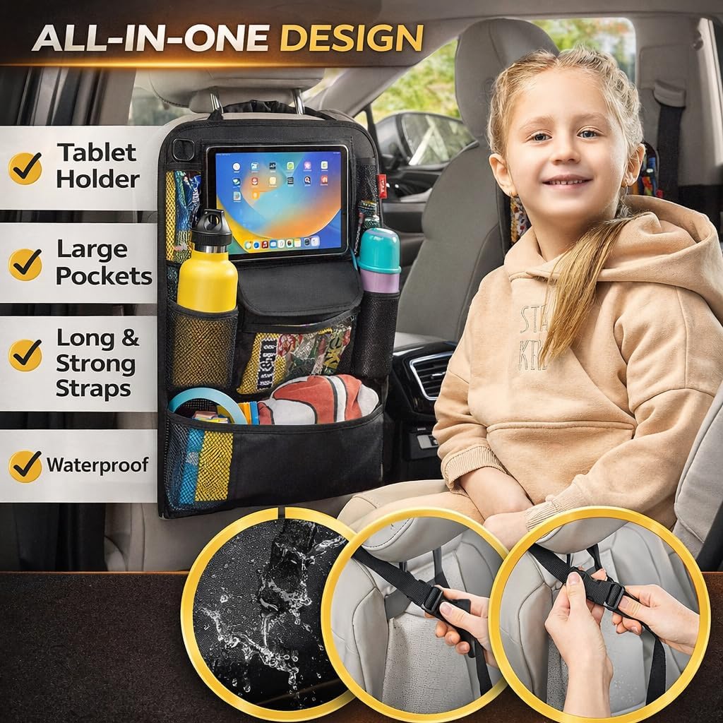 Ultra Car Seat Organizer, 12