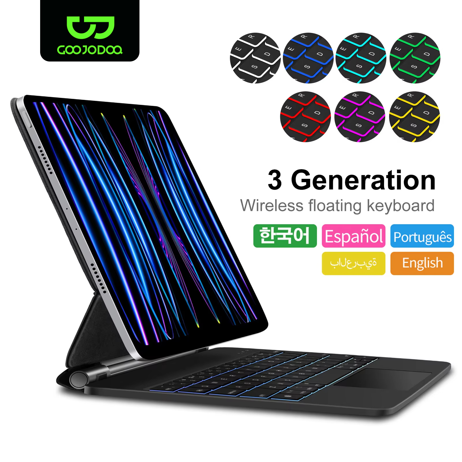 GOOJODOQ Magic Keyboard for iP - Tablet Accessories Choice Store recensione e prezzo