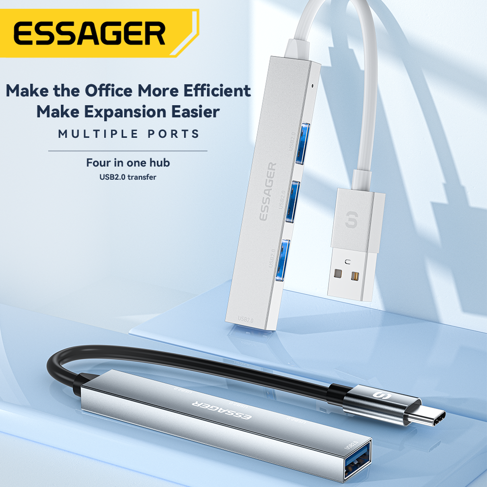 Essager 4 in 1 USB C Cable Hub - Usb Hub Type C recensione e prezzo