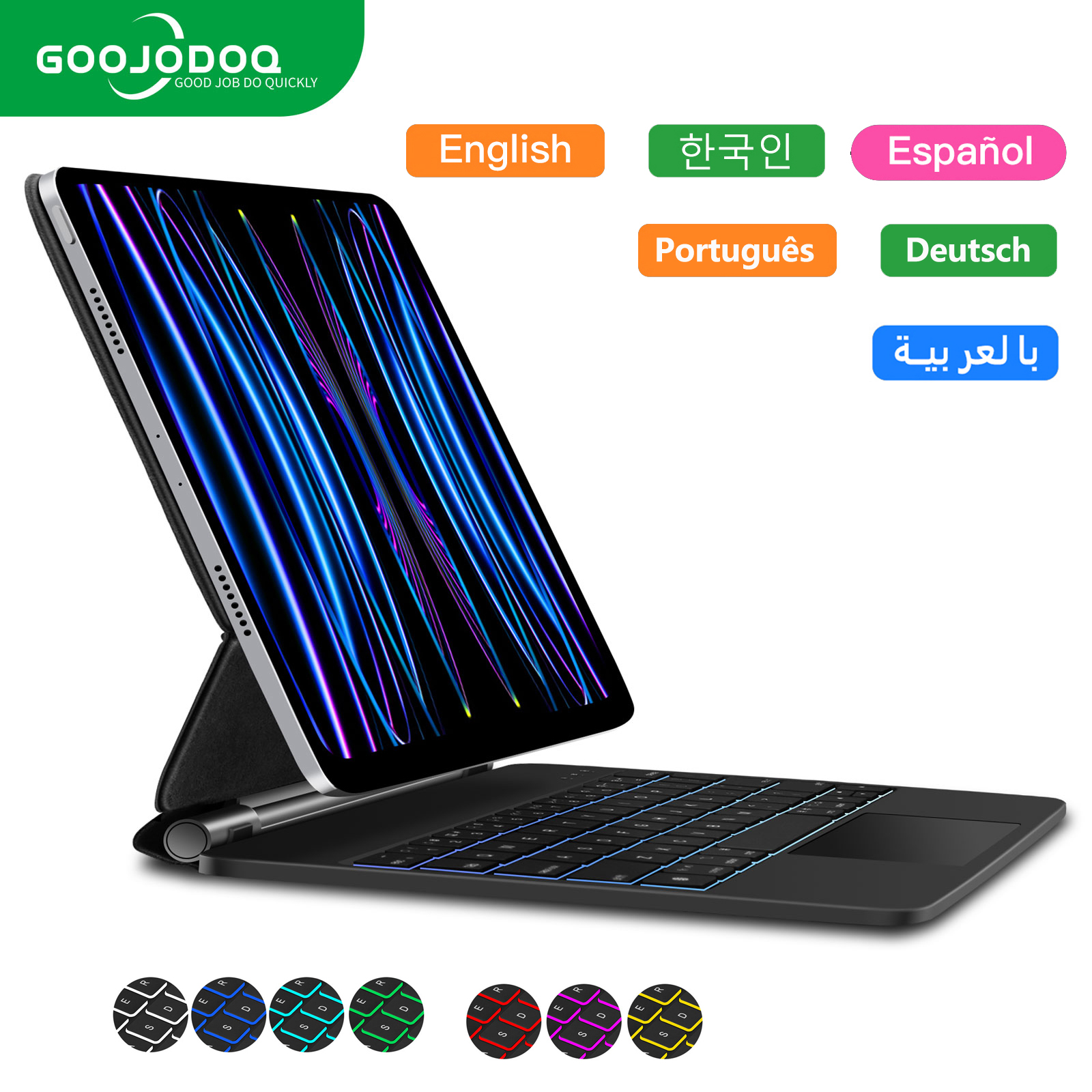 GOOJODOQ Backlight Magic Keybo - Tablet Accessories Choice Store recensione e prezzo