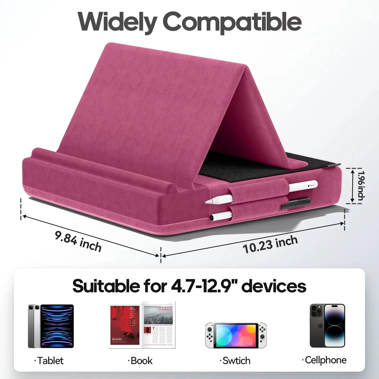 Upgraded Tablet Pillow Stand M - Tablet Lap Desk recensione e prezzo