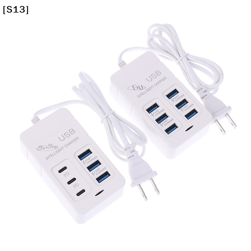 1PC US Plug 6Ports Multiport U - Usb Hub Type C recensione e prezzo