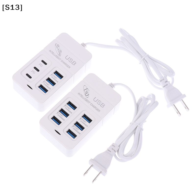 1PC US Plug 6Ports Multiport U - Usb Hub Type C recensione e prezzo