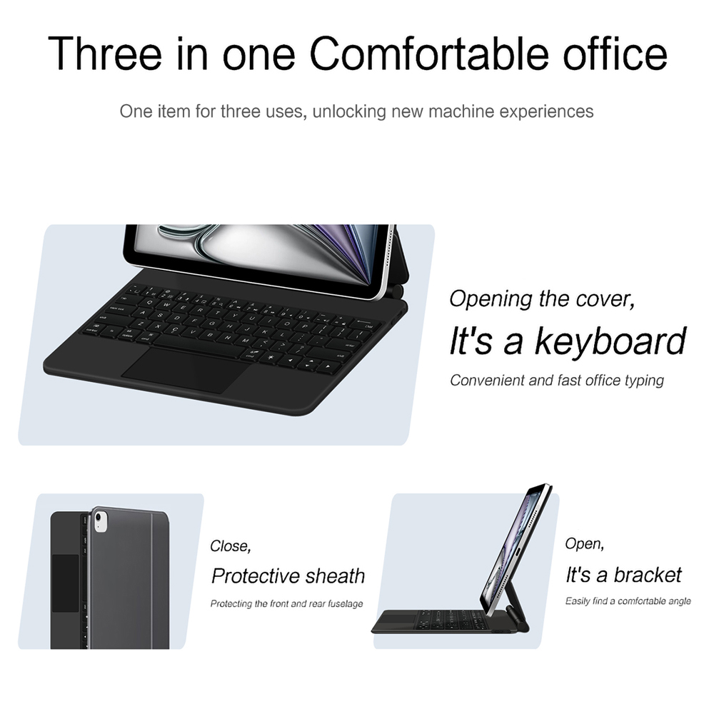 Magic Keyboard Case for iPad A - Ipad Cover Folio recensione e prezzo