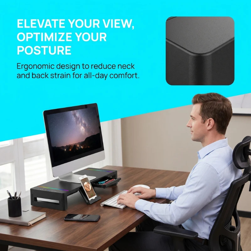 Ergonomic Foldable Monitor Sta - Tablet Stand Adjustable recensione e prezzo
