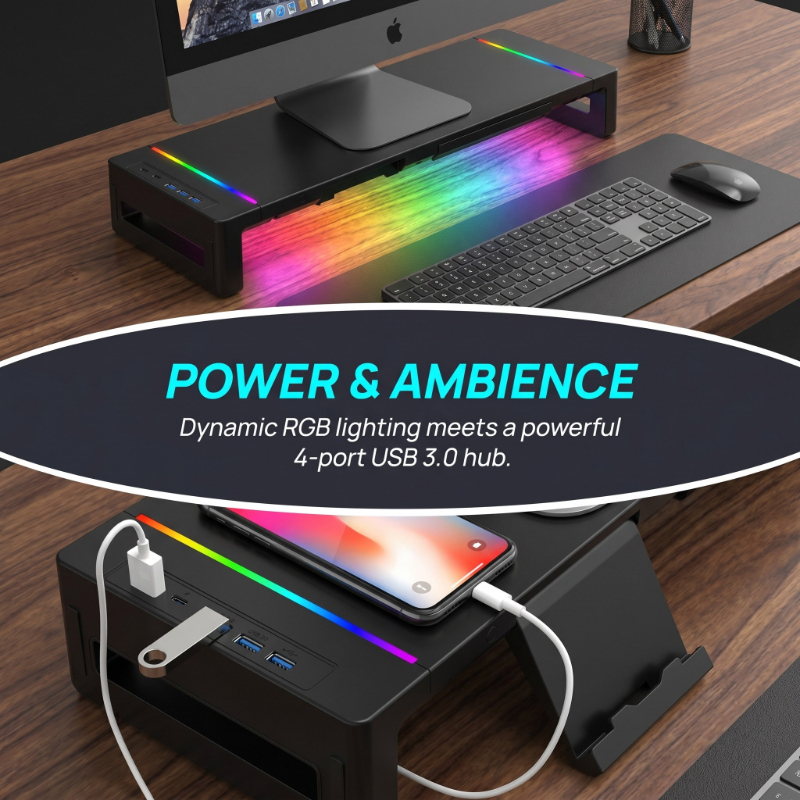 Monitor Stand Riser with Stora - Tablet Stand Adjustable recensione e prezzo