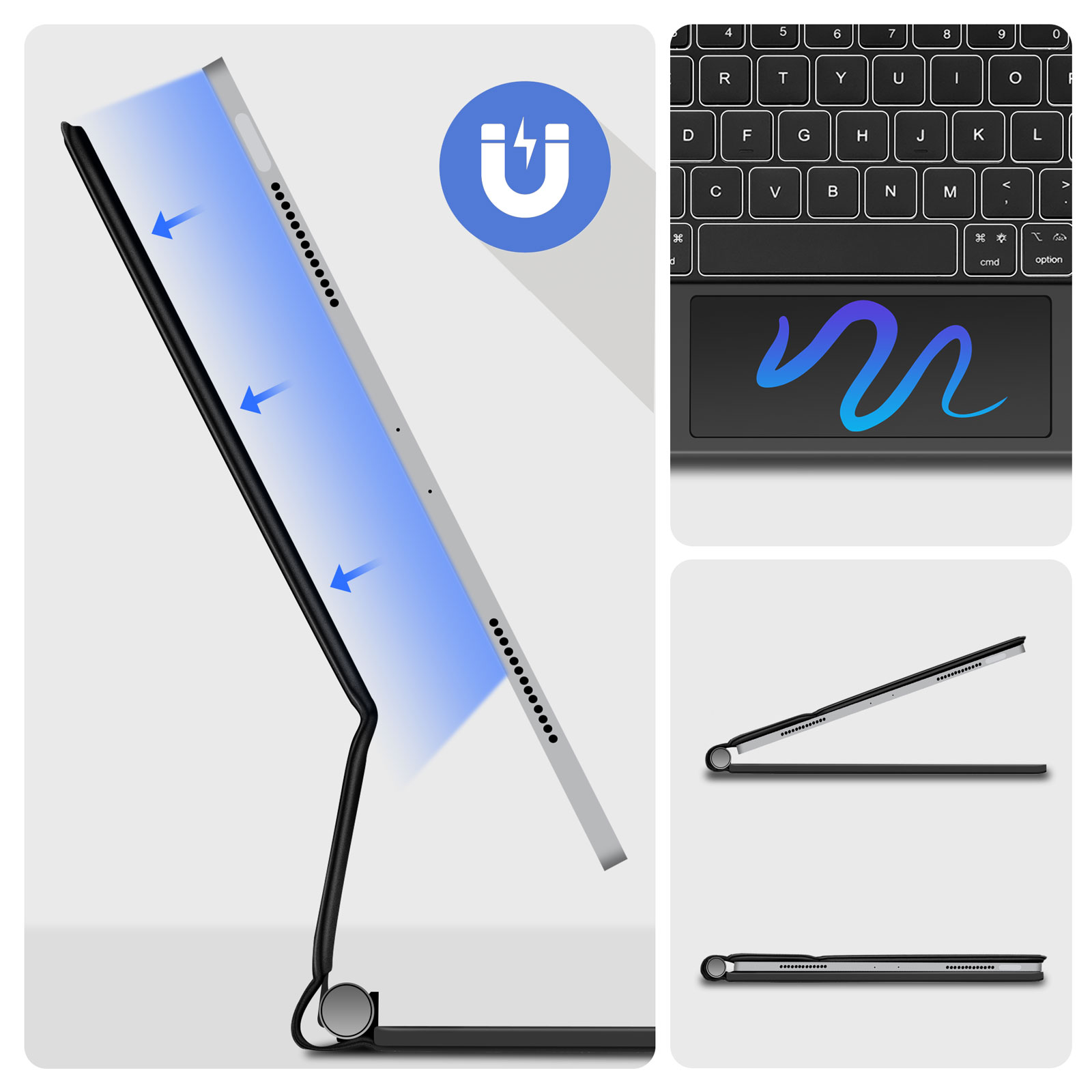 GOOJODOQ Magic Keyboard for iP - Tablet Accessories Choice Store recensione e prezzo