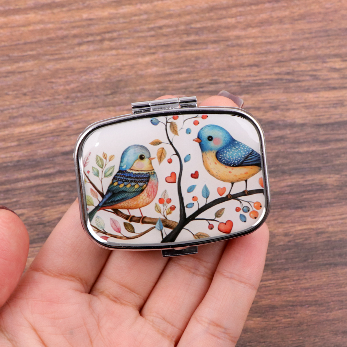 Cute Bird Cartoon Travel Pill  - Tablet Accessories Case recensione e prezzo