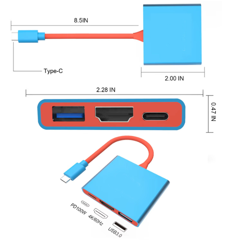 New 3 IN 1 Portable for Ninten - Usb Hub Type C recensione e prezzo