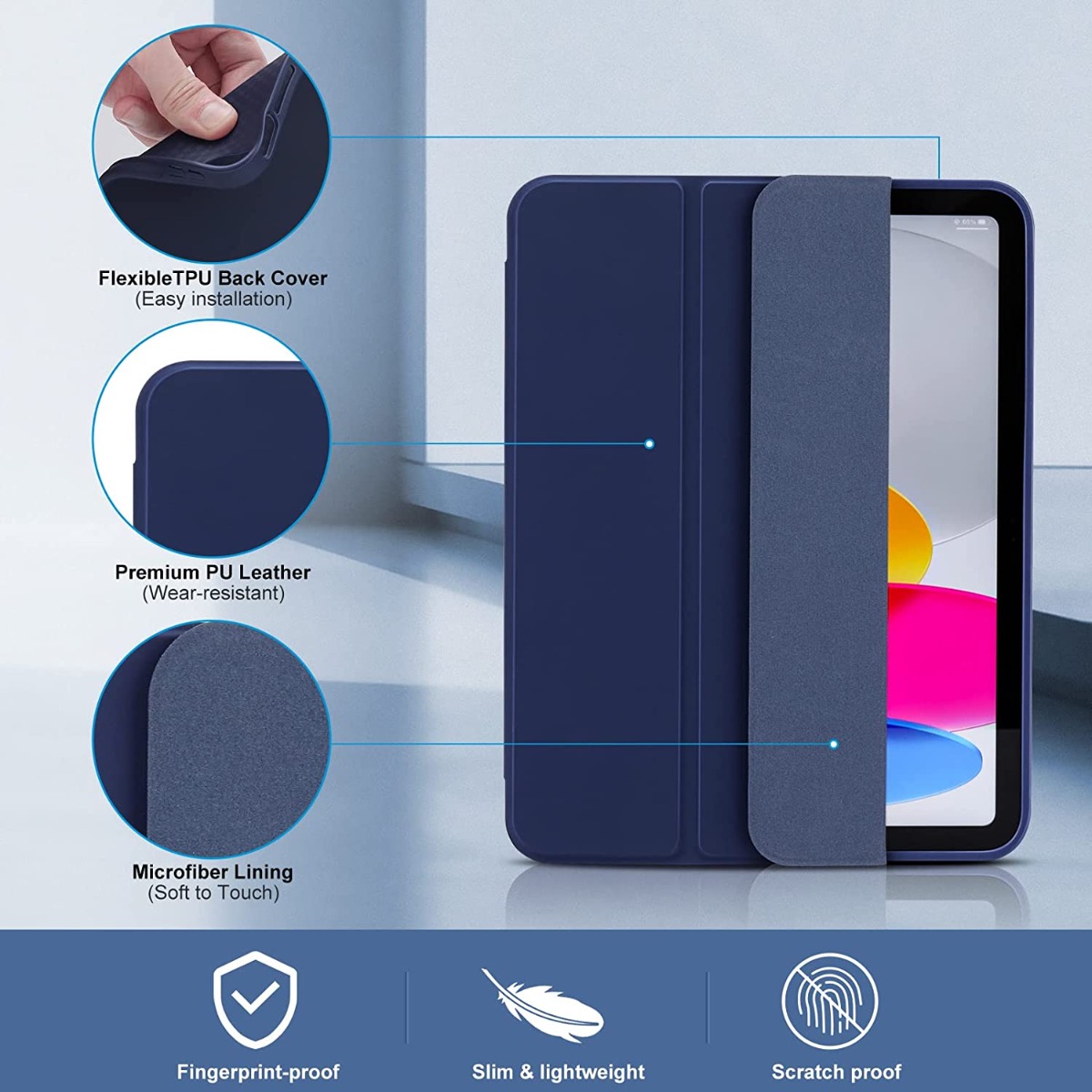With Pencil Holder Funda for I - Ipad Cover Folio recensione e prezzo