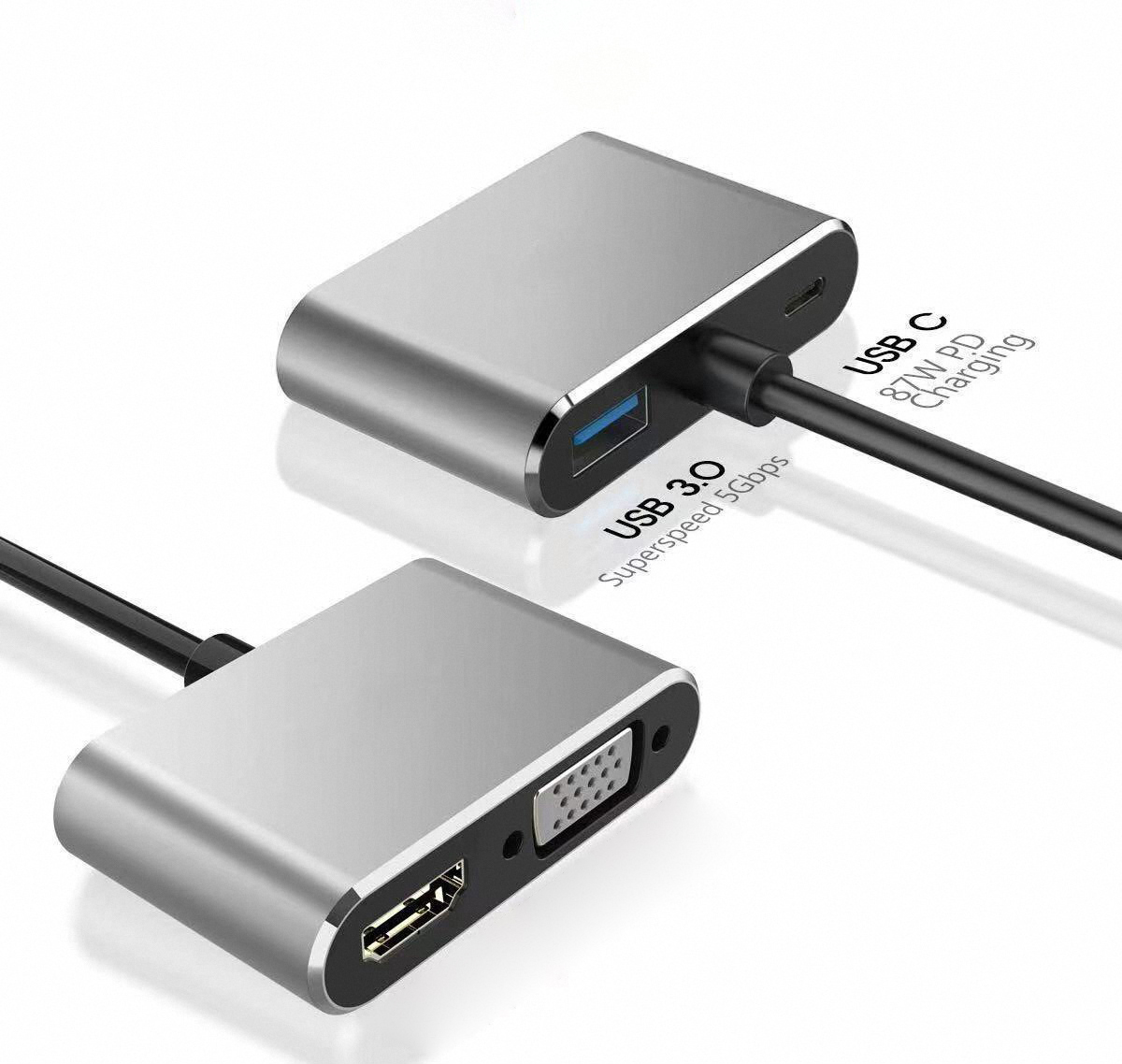 4K USB Type C to VGA 1080P USB - Usb Hub Type C recensione e prezzo