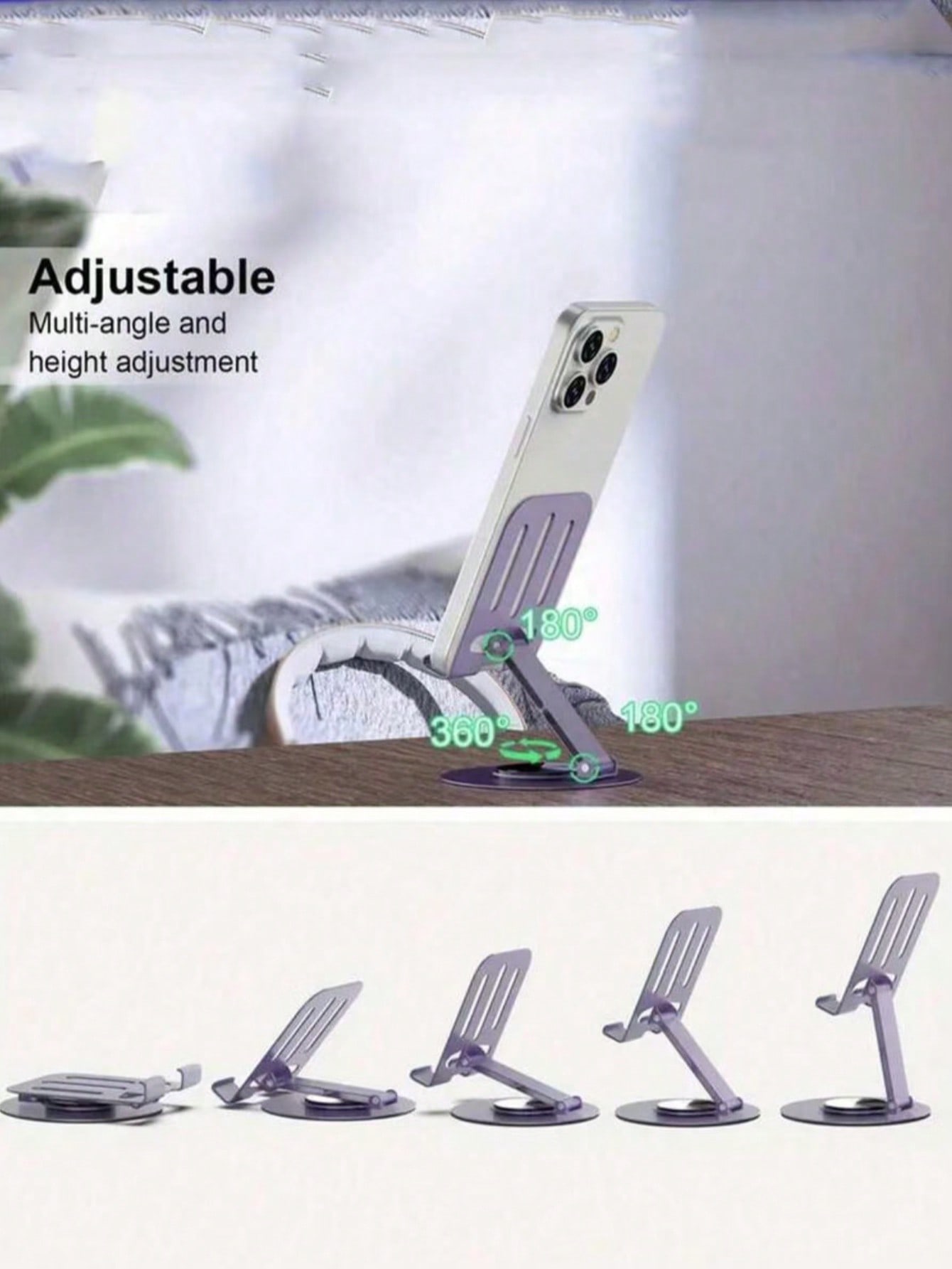 1pc 360° Rotating Universal Me - Tablet Stand Adjustable recensione e prezzo