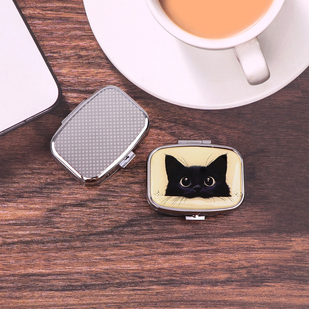 Cute Black Cat Travel Pill Org - Tablet Accessories Case recensione e prezzo