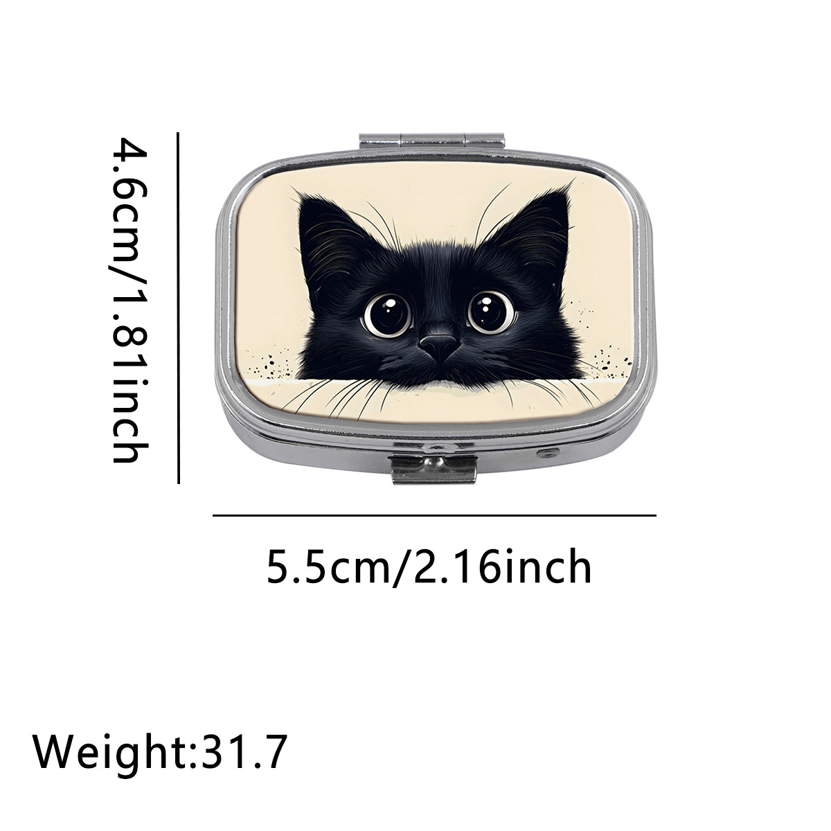 Cute Black Cat Travel Pill Org - Tablet Accessories Case recensione e prezzo