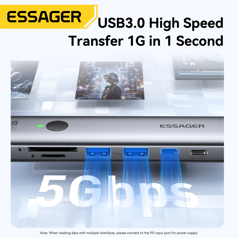 Essager USB C HUB 4K 7-in-1 Ty - Usb Hub Type C recensione e prezzo