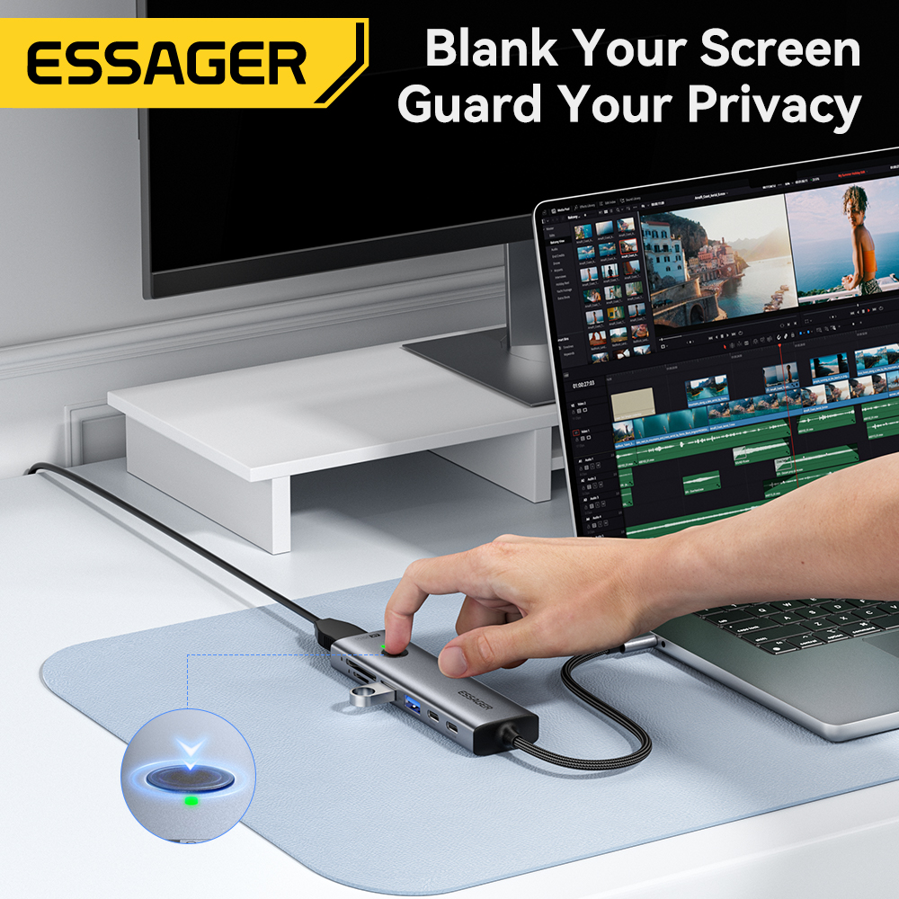 Essager USB C HUB 4K 7-in-1 Ty - Usb Hub Type C recensione e prezzo