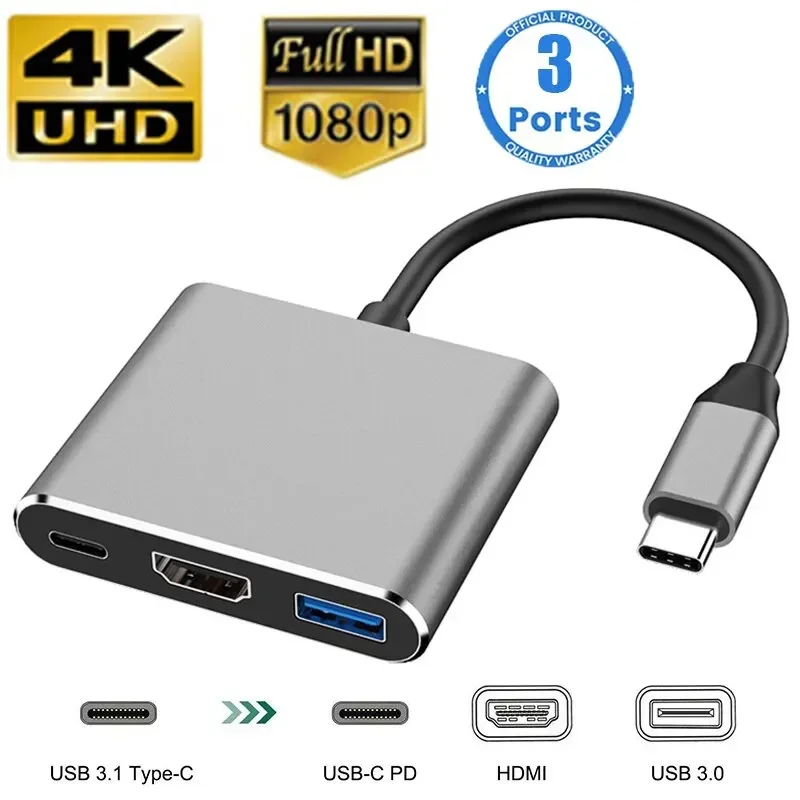 Type-C 3-in-1 Multiport Adapte - Usb Hub Type C recensione e prezzo