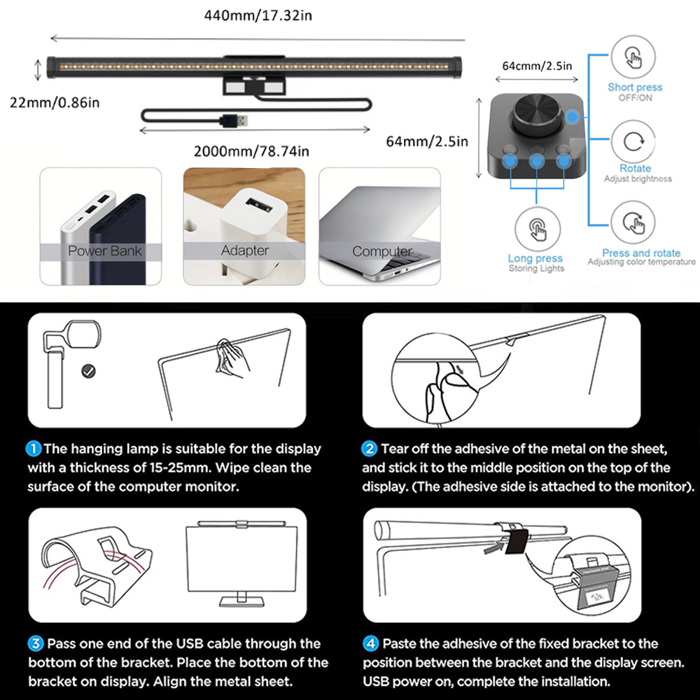 LED Eye-Care Desk Lamp Led Mon - Tablet Lap Desk recensione e prezzo